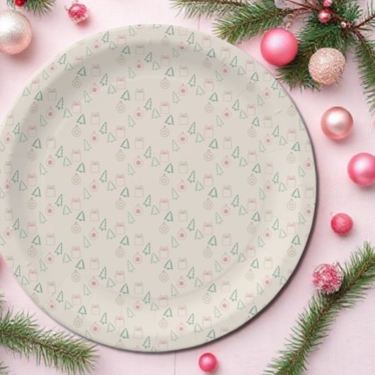 おしゃれなクリスマス ペーパープレート