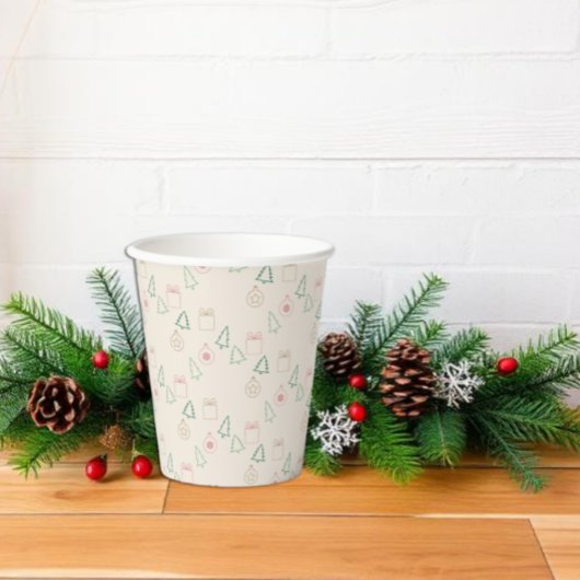 おしゃれなクリスマス 紙コップ
