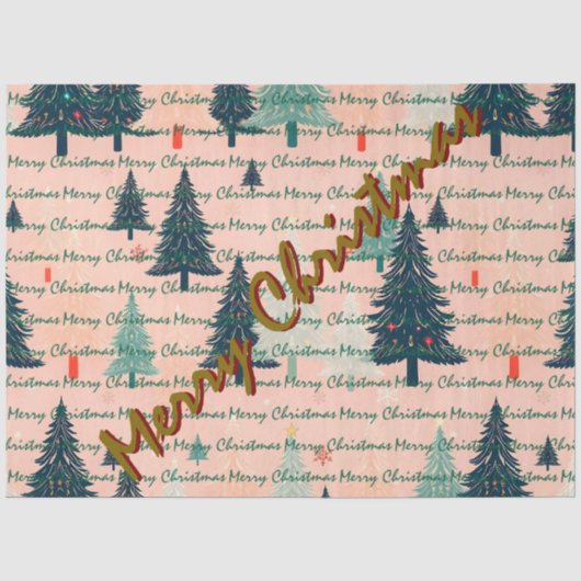 おしゃれなクリスマス 高級クリスマスツリー 薄葉紙 (正面)