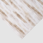 おしゃれなクリームホワイトブラウンストライプ誕生日 薄葉紙 (詳細)