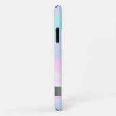 おしゃれなクールなフラミンゴのホログラム - 名前入り Case-Mate iPhoneケース (裏面/右)