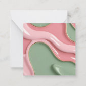 おしゃれなグラフィックのマルチノートカード ノートカード (裏面)