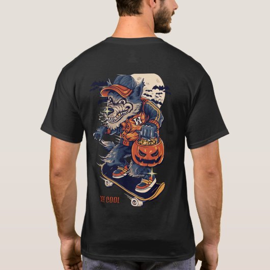 おしゃれなグラフィックTシャツ Tシャツ (裏面)