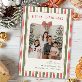 おしゃれなグランドミレニアル・コケットのクリスマス写真 シーズンカード