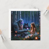 おしゃれなグリーティングカード カード (正面/裏面インサイチュ)