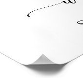 おしゃれなグリーンと木の森の赤ちゃん動物が歓迎 ポスター (角)