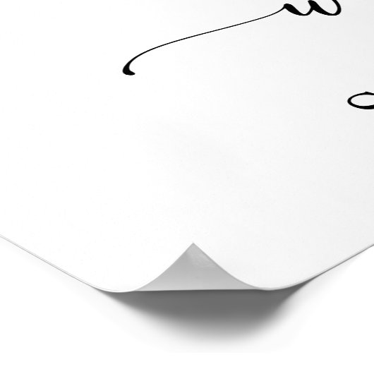 おしゃれなグリーンと木の赤ちゃん動物が歓迎 ポスター (角)