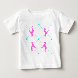 おしゃれなグレートデーン ベビーTシャツ