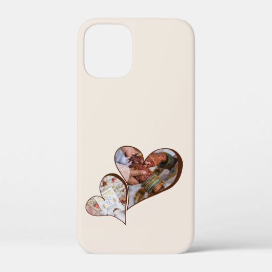 おしゃれなコラージュ家族写真HPノートパソコンスキン Case-Mate iPhoneケース (裏面)