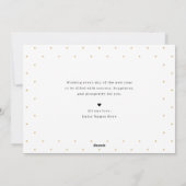 おしゃれなコラージュ 新年の写真カード シーズンカード (裏面)