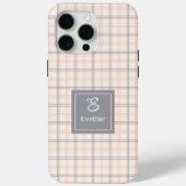 おしゃれなコーラルグレイのiPhoneケース トレンディなカスタムデザイン Case-Mate iPhoneケース (裏面)