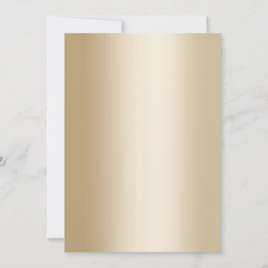 おしゃれなゴールドのコンフェッティドット結婚記念日 招待状 (裏面)