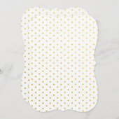 おしゃれなゴールドの水玉模様 (正面/裏面)