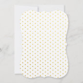 おしゃれなゴールドの水玉模様 (裏面)