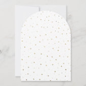 おしゃれなゴールドの60個の風船 60歳の誕生日パーティー 招待状 (裏面)