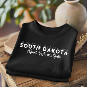 おしゃれなサウスダコタ州 ラッシュモア州 Tシャツ