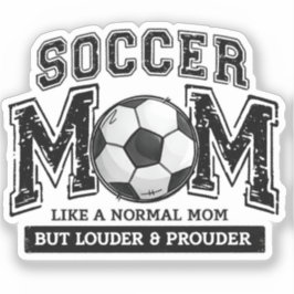 おしゃれなサッカーママになってチームを応援 シール
