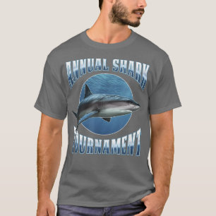 おしゃれなサメの年間トーナメントポスター Tシャツ