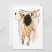 おしゃれなシップシップフーレイ新年パーティー 招待状 (裏面)