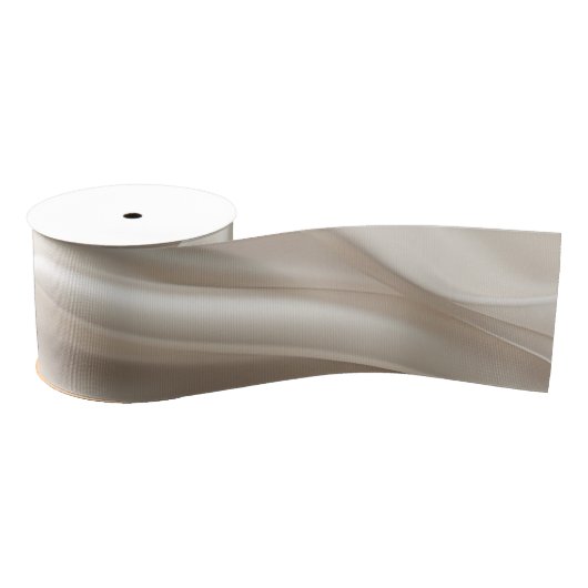 おしゃれなシャンパンゴールド ロマンチック 偽サテン 結婚式 グログランリボン (リール)