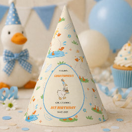 おしゃれなシリーゴース・レトロ 1歳誕生日パーティー パーティーハット