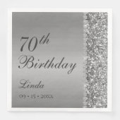 おしゃれなシルバー70歳の誕生日 (正面)
