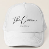 おしゃれなシンプルな新郎の帽子 キャップ (正面)