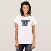 おしゃれなジムフェイスのモチーフデザイン Tシャツ (正面フル)