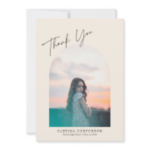 おしゃれなスクリプトのアーチ形2枚写真ありがとうございます