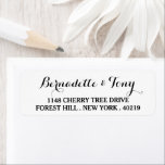 おしゃれなスクリプト カスタム名と住所 ラベル<br><div class="desc">おしゃれなスクリプト カスタム名と住所のリターンアドレスラベル</div>