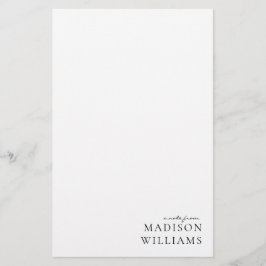 おしゃれなスクリプト タイポグラフィ ステーショナリーからのメモ 便箋