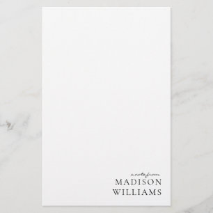 おしゃれなスクリプト タイポグラフィ ステーショナリーからのメモ 便箋