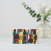 おしゃれなスタイリッシュビジネス 名刺 (スタンド正面)