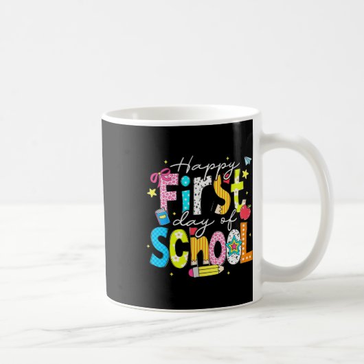 おしゃれなスタイルで学校へ レトロな初登校 コーヒーマグカップ (右)
