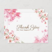 おしゃれなスタンダードポストカード ありがとうカード ポストカード (正面/裏面)