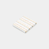 おしゃれなストライプのチューリップの花柄 ポストイット (アングル)