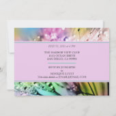 おしゃれなスパークルスのキンセアニエラパーティー招待状 招待状 (裏面)