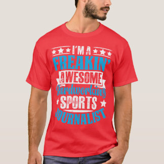 おしゃれなスポーツジャーナリスト・コメディアン レトロ Tシャツ