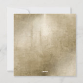 おしゃれなタイポグラフィック ブラック & 偽ゴールド あなた最高 シーズンカード (裏面)