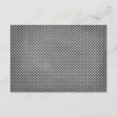 おしゃれなタイポグラフィー 黒板 結婚式 披露宴 招待状カード エンクロージャーカード (裏面)