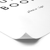 おしゃれなタイポグラフィ ゲストブック サイン (角)