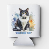 おしゃれなタキシード猫 缶クーラー (裏面)