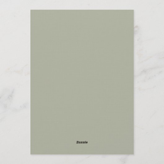 おしゃれなタッセル卒業お知らせ写真付き 招待状 (裏面)