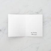 おしゃれなタブのサンキューレター サンキューカード (内部)