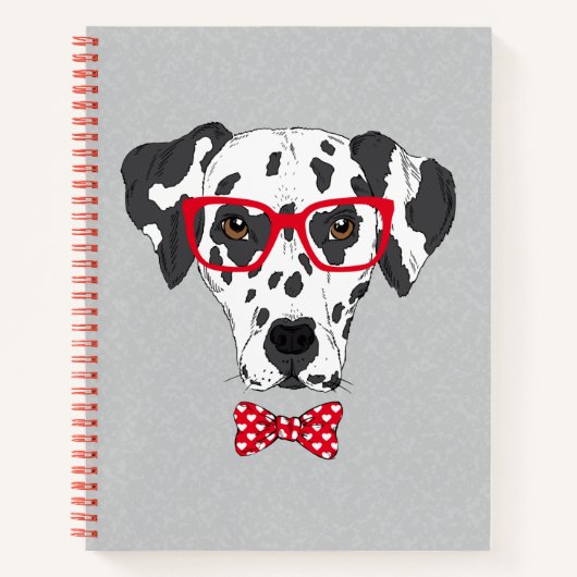 おしゃれなダルマティア人 ノートブック (正面)