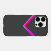 おしゃれなチェブロン柄デザイン iPhoneケース (裏面横)