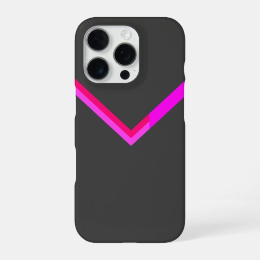 おしゃれなチェブロン柄デザイン iPhoneケース (裏面)