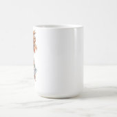 おしゃれなチワワママ 犬好きのためのグッズ コーヒーマグカップ (中央)