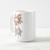 おしゃれなチワワママ 犬好きのためのグッズ コーヒーマグカップ (正面左)