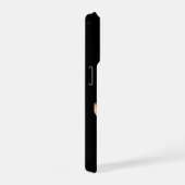 おしゃれなティール水玉ハイヒールと名言のiPhoneケース iPhoneケース (右側面)